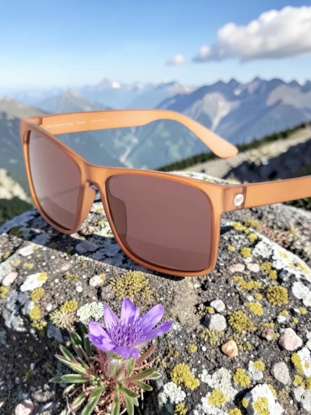 Sunski Puerto square sport Sunglasses in Sienna​/Ruby Polarized | 57.17.146